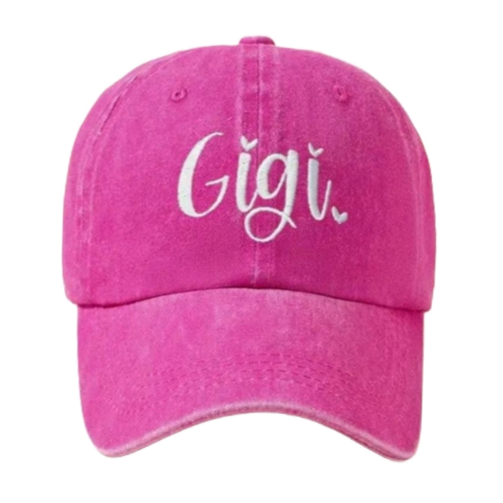 2FOR$30 - NWT Pink "Gigi" Embroidered Baseball Cap